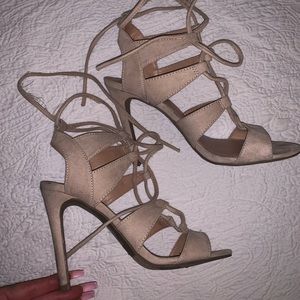 Lace up heels
